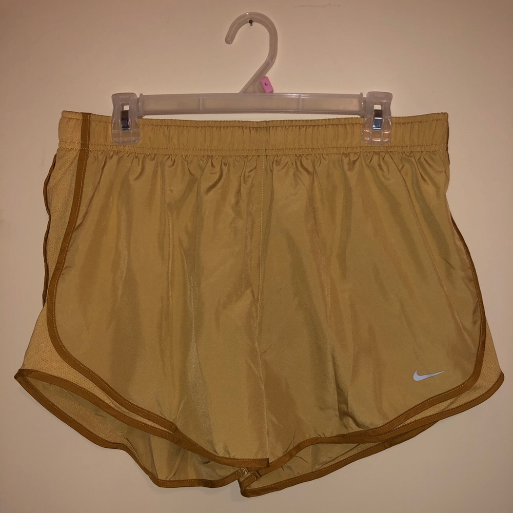 Gold Nike Shorts